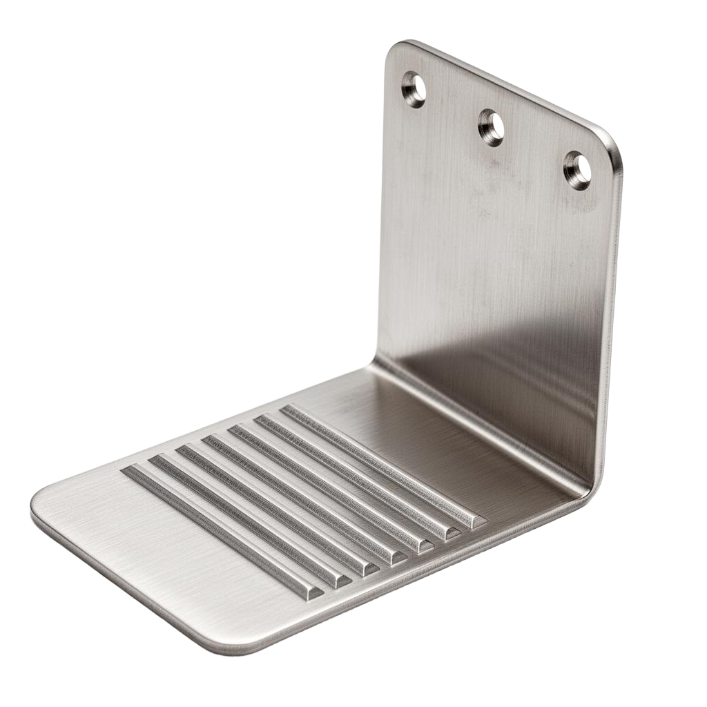 Dispositif Cleandoor en acier inoxydable brossé